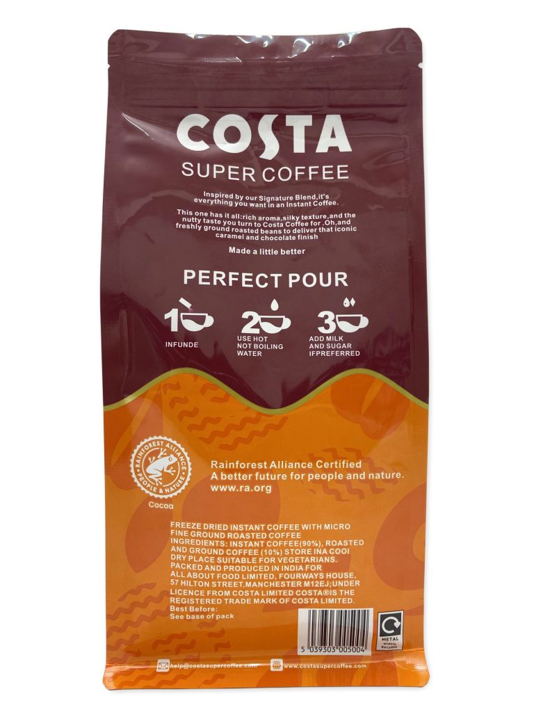 【Sample】Costa Super Coffee – Men’s Vitality Blend